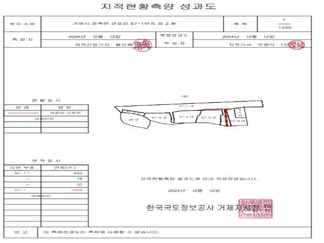 경상남도 거제시 장목면 관포리 57 장목면 관포리 (57-1,ㄷ 부지) 대지