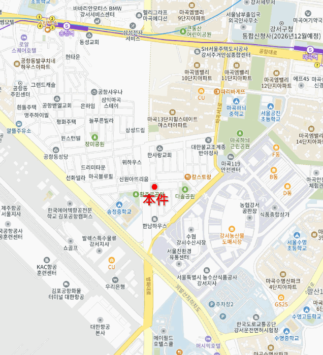 서울특별시 강서구 공항동 1363-2 에코타운  제6층 제601호