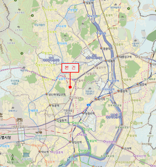서울특별시 성북구 종암동 10-77 캐슬3  제6층 제601호
