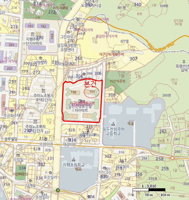 경기도 동두천시 지행동 308 지행역휴먼빌아파트 101동 8층 803호