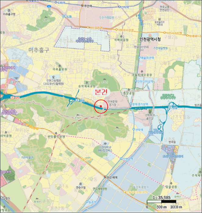 인천광역시 미추홀구 문학동 404-12 다온힐1동  1층102호