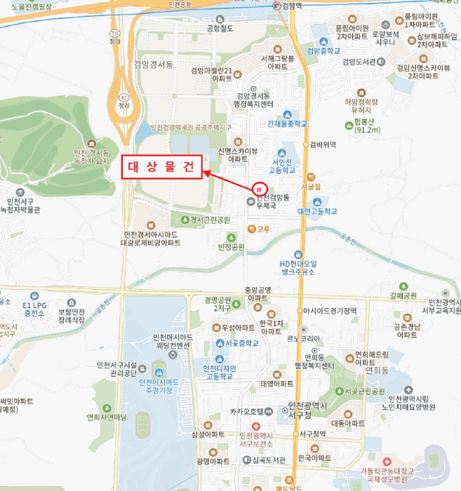 인천광역시 서구 검암동 649-14 하모니홈타운 에이동 2층201호