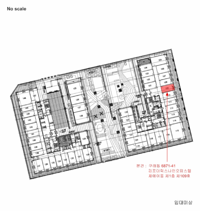 경기도 김포시 구래동 6871-41 김포더럭스나인오피스텔 에이동 1층 109호