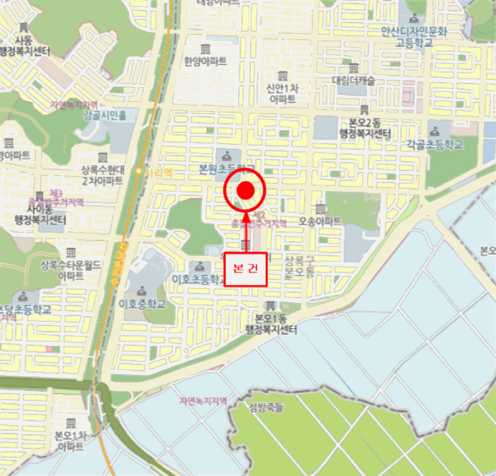 경기도 안산시 상록구 본오동 924-4 다온빌  4층402호