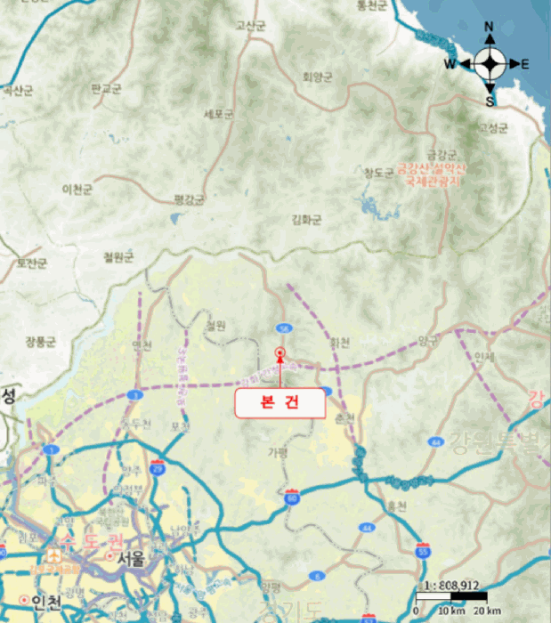 강원특별자치도 화천군 사내면 사창리 산119