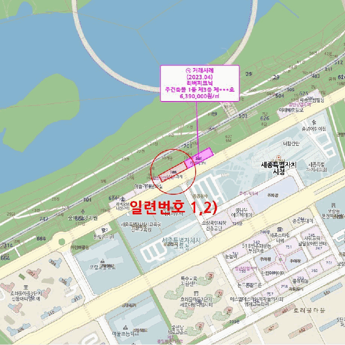 세종특별자치시  보람동 705 강남프라자  3층301-2호 외 1개 호