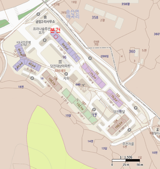 충청남도 당진시 송산면 금암리 11 당진대상아파트 101동 1층102호