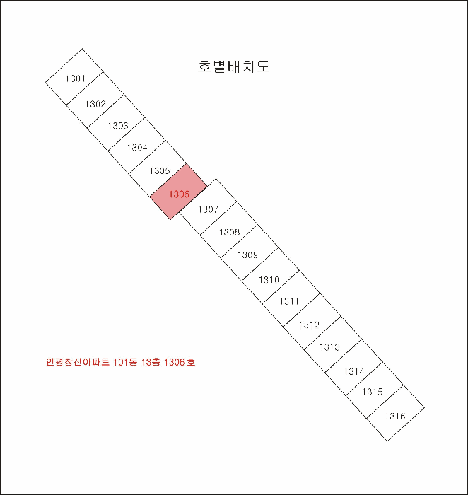 경상북도 칠곡군 북삼읍 인평리 1090 인평창신아파트 101동 13층1306호