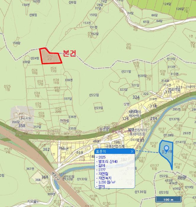 경상북도 포항시 남구 구룡포읍 병포리 산24-4
