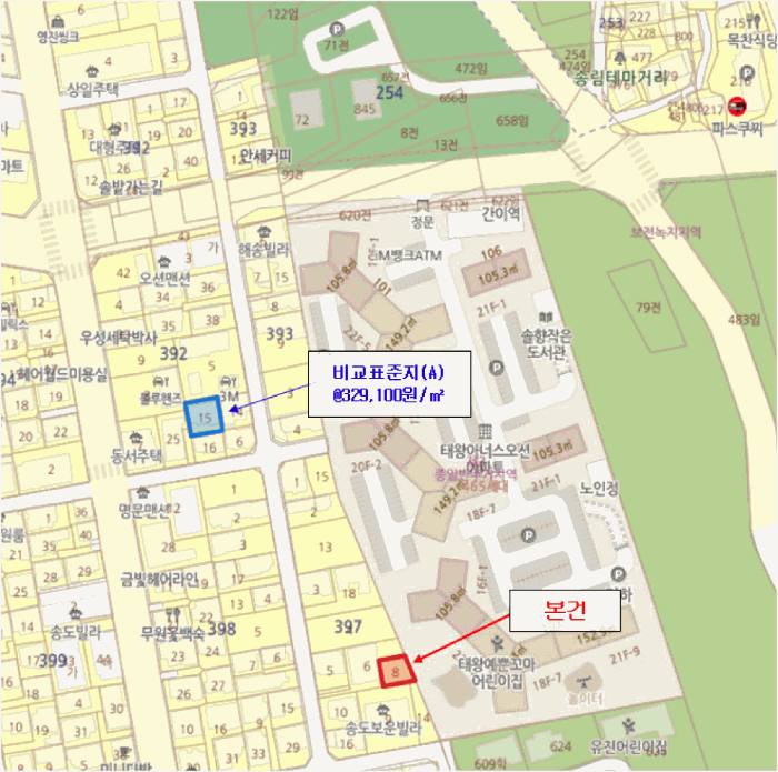 경상북도 포항시 남구 송도동 397-8