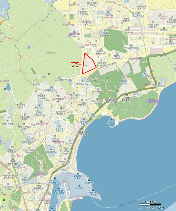 경상북도 포항시 북구 장성동 1612 두산위브더제니스 108동 37층 3703호