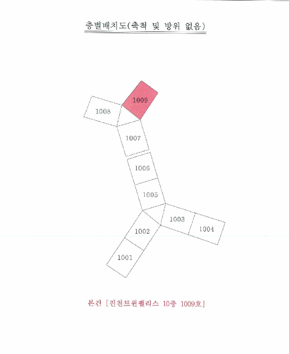 대구광역시 달서구 진천동 595 진천트윈팰리스  10층1009호