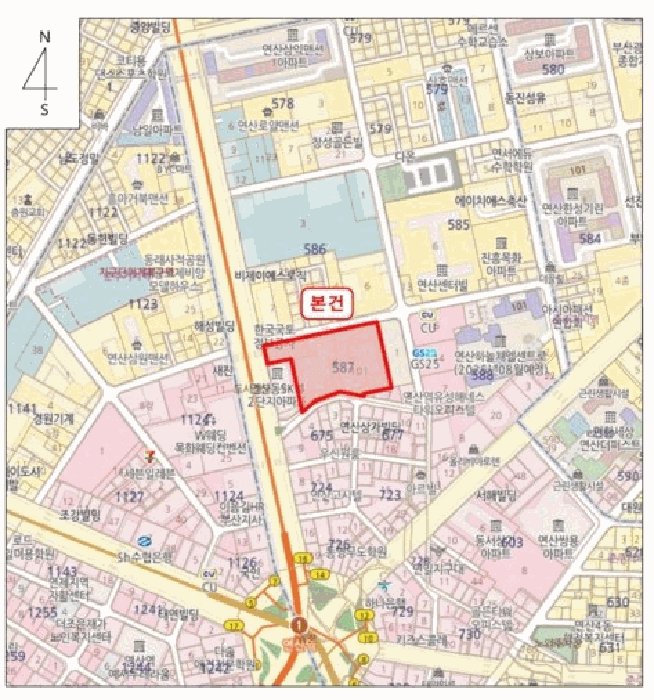 부산광역시 연제구 연산동 587-4 연산동에스케이뷰  3층101-303호