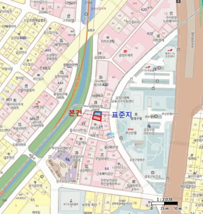 부산광역시 금정구 부곡동 64-7 외 1 필지