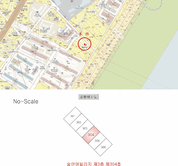 광주광역시 광산구 도산동 814-15 숲안애빌리지  제3층 제304호