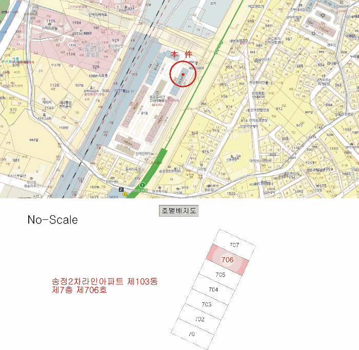 광주광역시 광산구 송정동 918-3 송정2차라인아파트 103동 7층706호